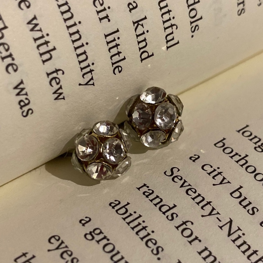 Crystal Globe Earrings